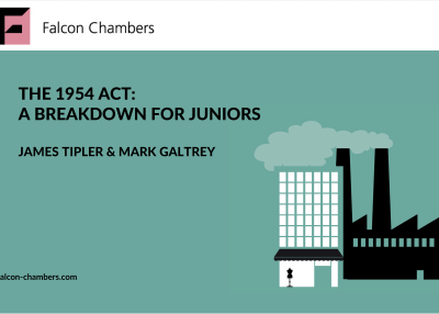 Tipler, James And Galtrey, Mark, Falcon Chambers (19.03.24) 1954 Act A ...