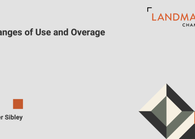 Sibley,  Peter, Landmark Chambers (6.11.24) Changes of Use and Overage SLIDES