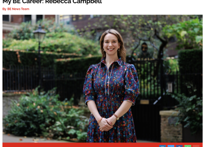 BE News My BE Career: Rebecca Campbell